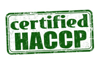 HACCP (tehlike analizi kritik kontrol noktaları) işareti veya damga
