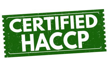 HACCP (tehlike analizi kritik kontrol noktaları) işareti veya damga