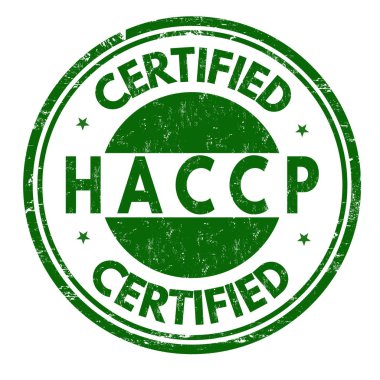 HACCP (tehlike analizi kritik kontrol noktaları) işareti veya damga