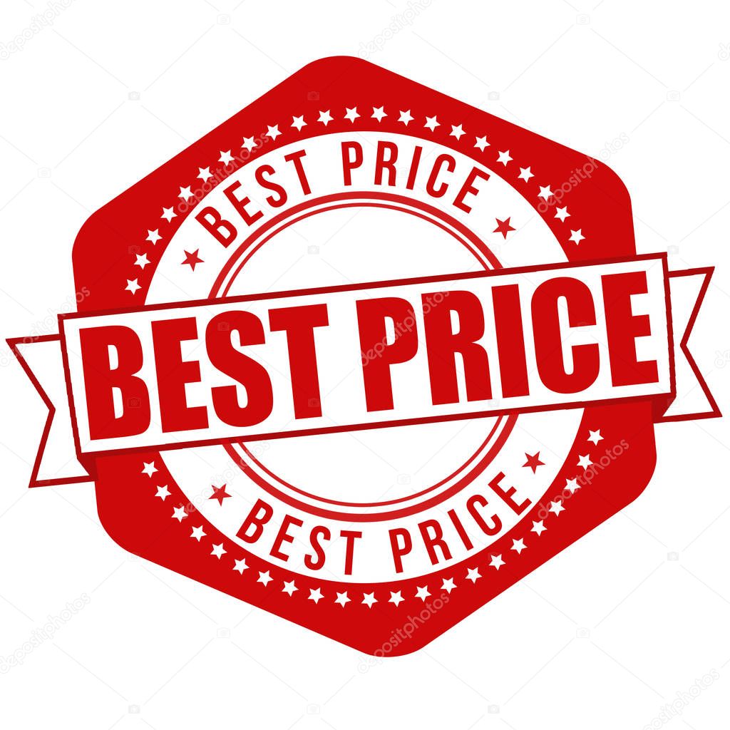 Best price sign or stamp