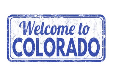 Colorado işareti veya damga için hoş geldiniz