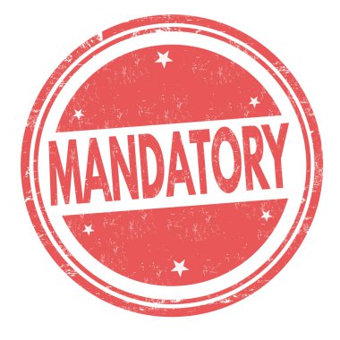 Zorunlu işareti veya damga