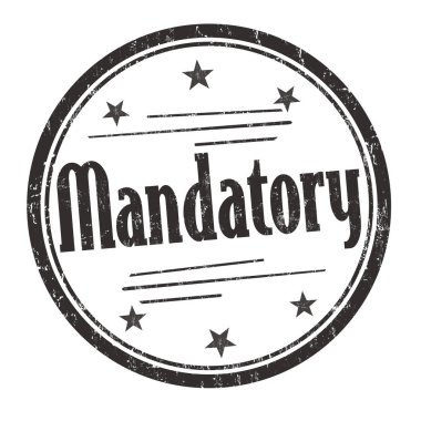 Zorunlu işareti veya damga