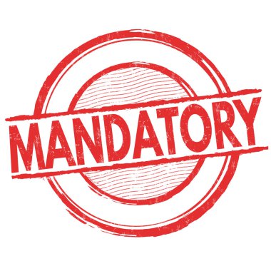 Zorunlu işareti veya damga