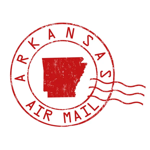 Signo o sello de la oficina postal de Arkansas — Archivo Imágenes Vectoriales