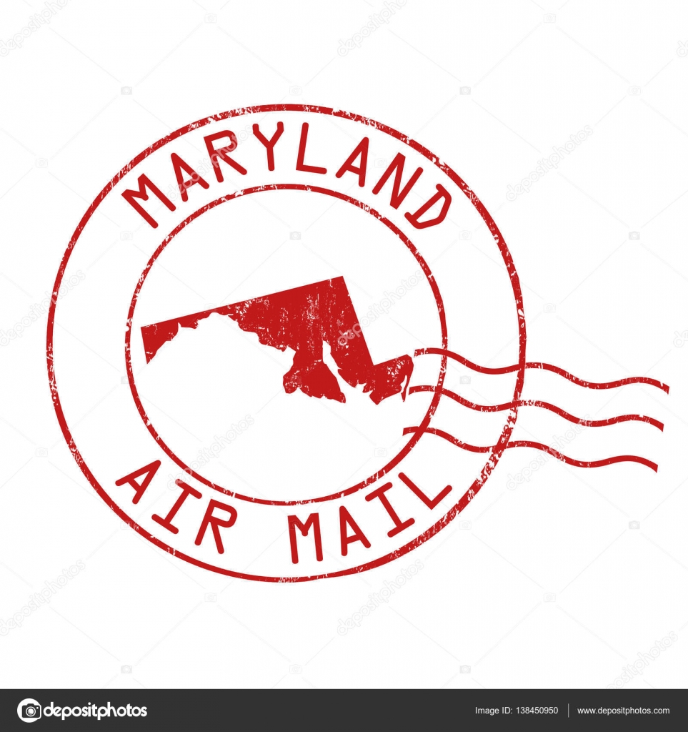 Maryland post office sign or stamp Stock Vector Image by ©roxanabalint