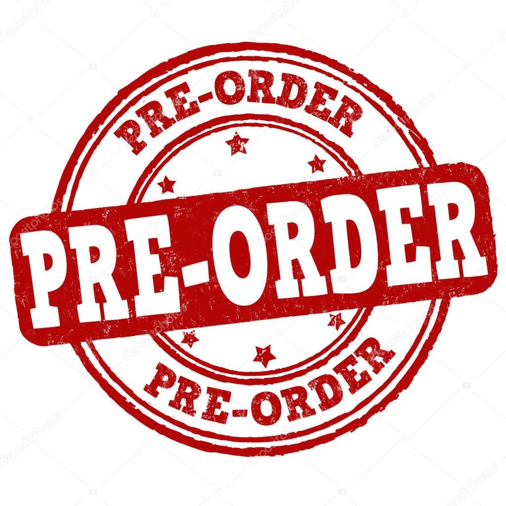 Pre-order  sign or stamp