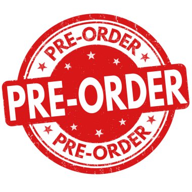 Pre-order  sign or stamp clipart