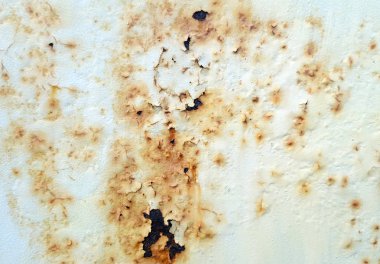 paslı eski metal plaka