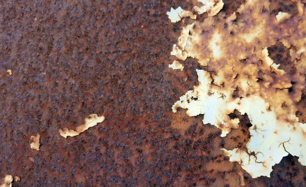Una vieja textura de placa de metal oxidado —  Fotos de Stock