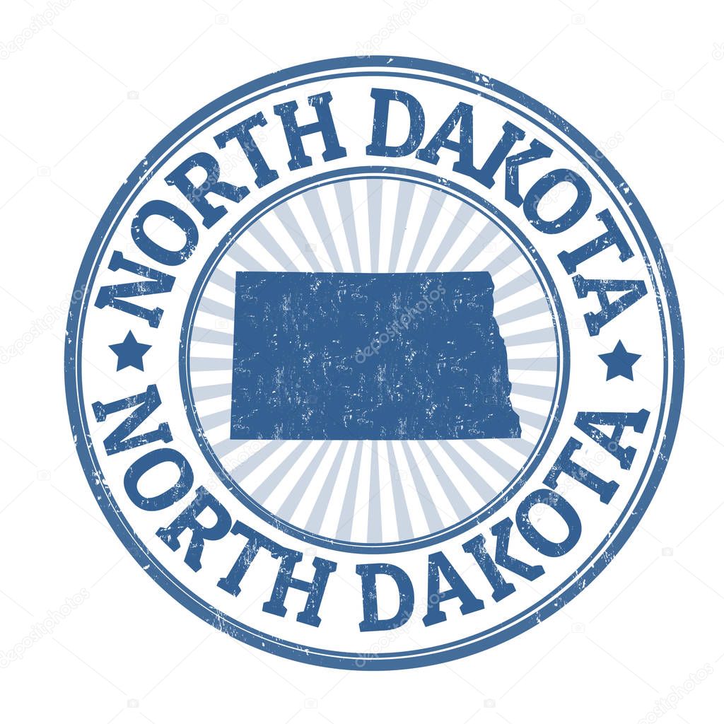 North Dakota sign or stamp