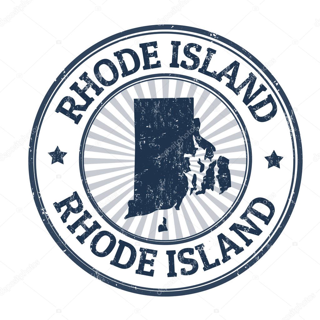 Rhode Island sign or stamp