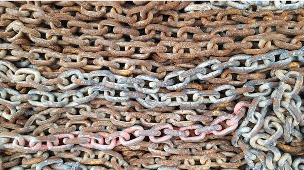 Rusty Chain Background — Stock Photo, Image