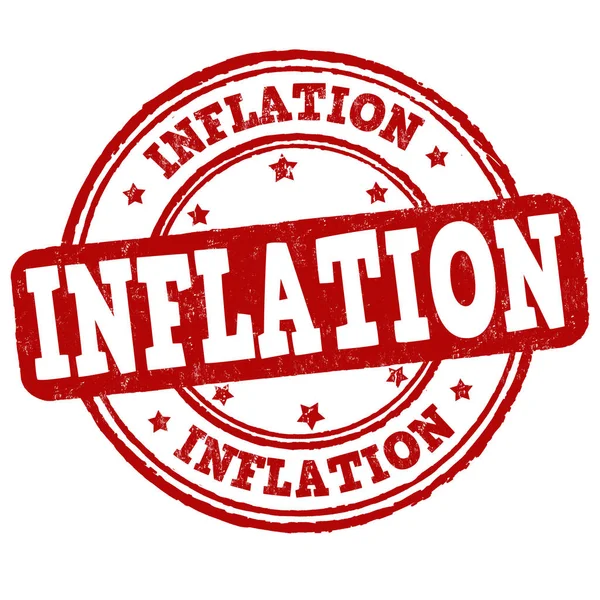 Inflation sign or stamp — Stock Vector
