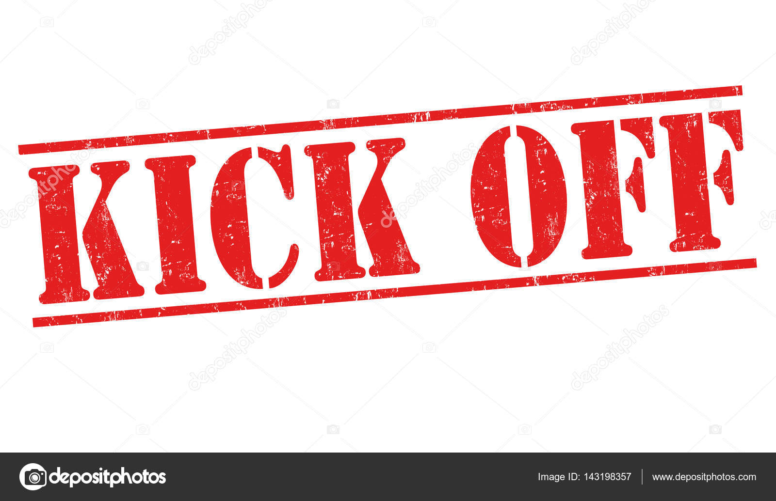 Kick off sign or stamp Stock Vector Image by ©roxanabalint 143198357