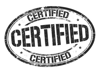 Sertifikalı işareti veya damga