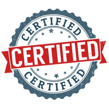 Sertifikalı işareti veya damga