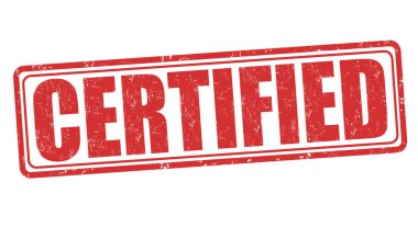 Sertifikalı işareti veya damga