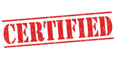 Sertifikalı işareti veya damga