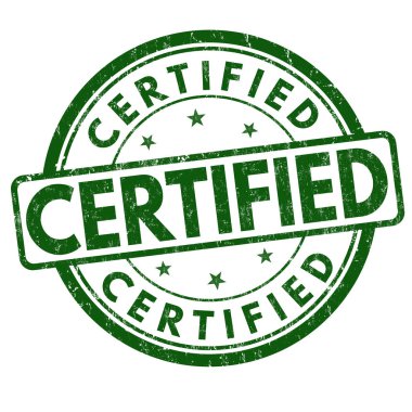 Sertifikalı işareti veya damga