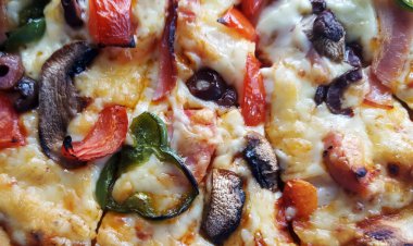 lezzetli pizza arka plan