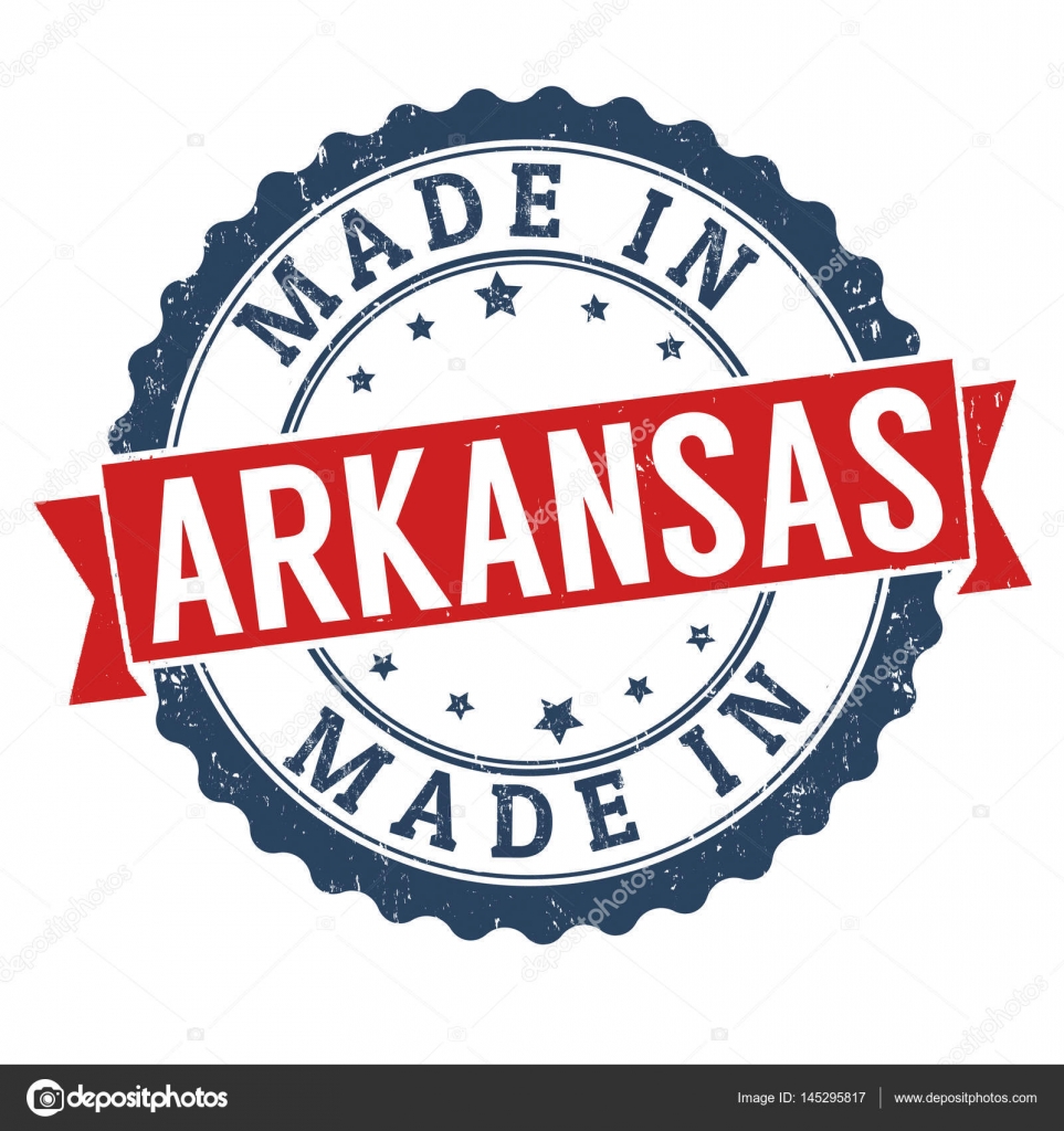 Hergestellt In Arkansas Zeichen Oder Stempel Vektorgrafik Lizenzfreie Grafiken C Roxanabalint Depositphotos
