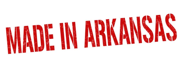 Hecho en Arkansas signo o sello — Archivo Imágenes Vectoriales
