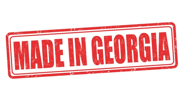 Georgia işareti veya damga yapılan — Stok Vektör