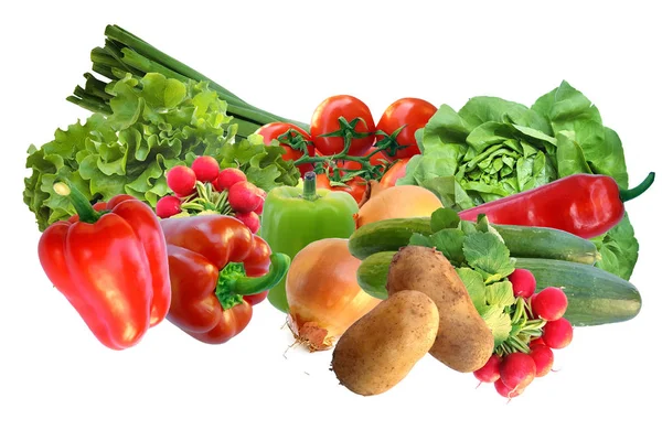Gruppo di verdure fresche — Foto Stock