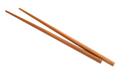 Bambu çubuk üzerinde beyaz