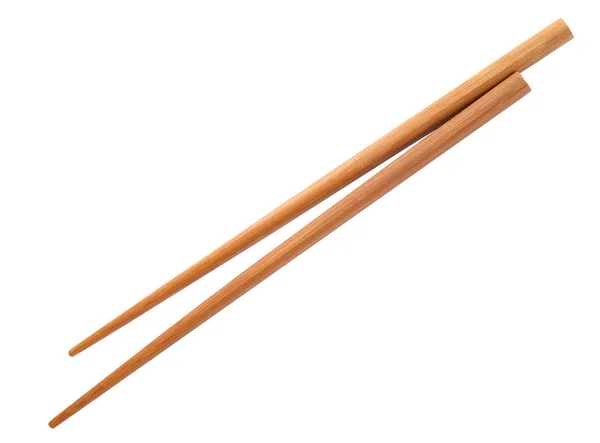 Bamboo chopsticks  on white — Stock Photo, Image