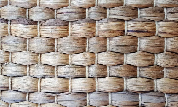 Handcraft weave texture natural wicker — Stock Photo, Image