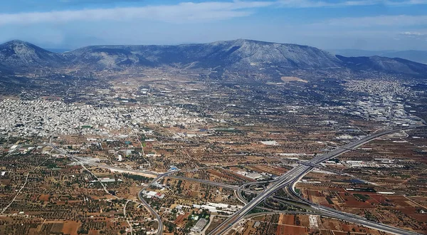 Cityscape aerial view, Athens Greece — Stock Photo, Image