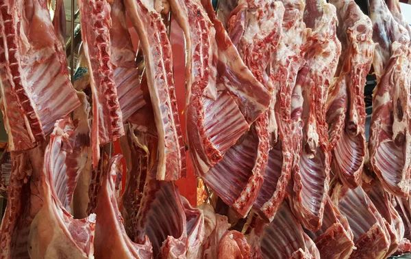 Mięso jagnięce surowe — Zdjęcie stockowe