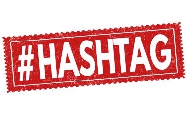 Hashtag işareti veya damga