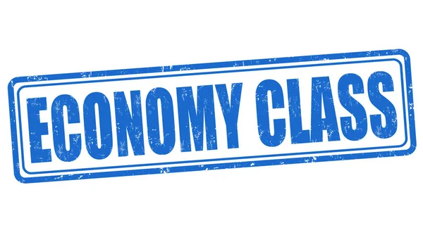 Segno o timbro di classe economica — Vettoriale Stock