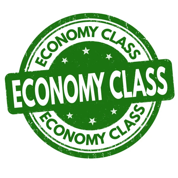 Segno o timbro di classe economica — Vettoriale Stock