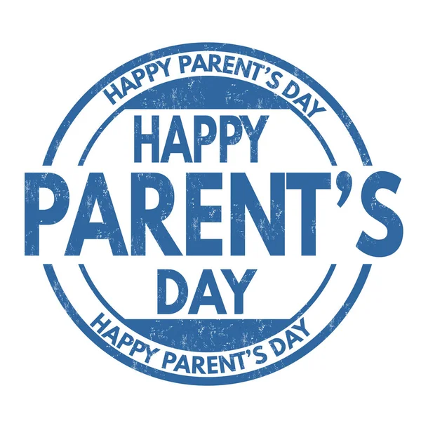 Happy Parent's Day sign or stamp — Stock Vector