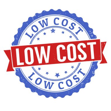 Düşük maliyetli işareti veya damga