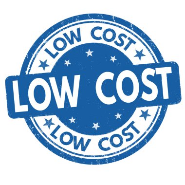 Düşük maliyetli işareti veya damga