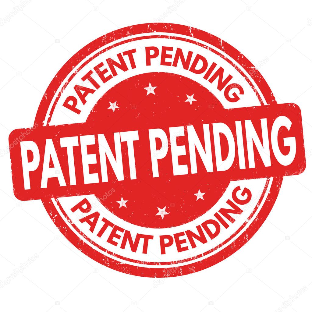 Patent pending sign or stamp
