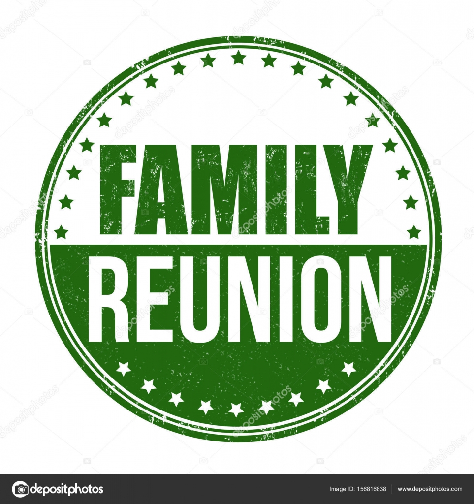 Download Family reunion sign or stamp — Stock Vector © roxanabalint ...