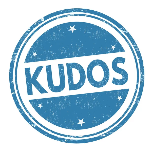 Kudos sign or stamp — Stock Vector