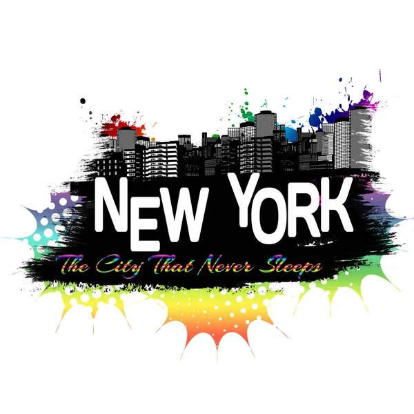 New york tipografi baskı tasarımı