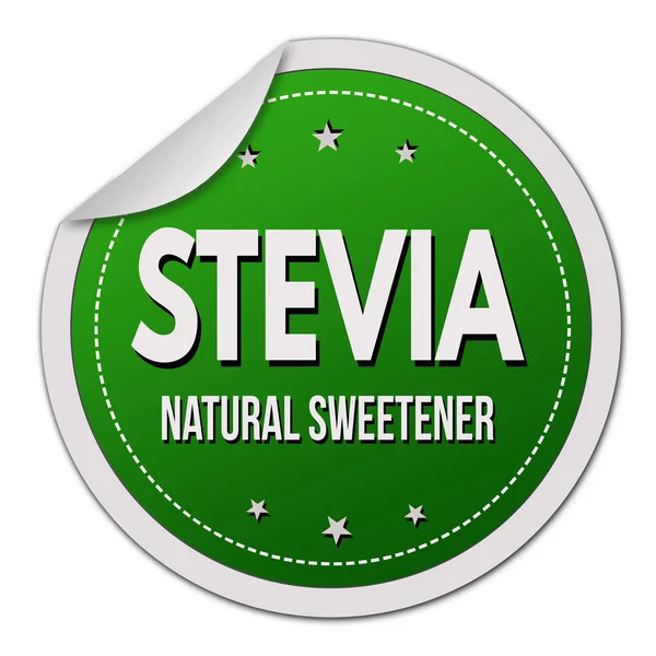 Stevia label of sticker — Stockvector