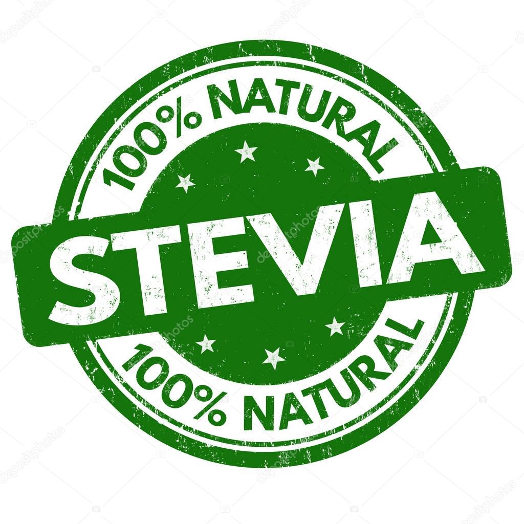 Stevia sign or stamp