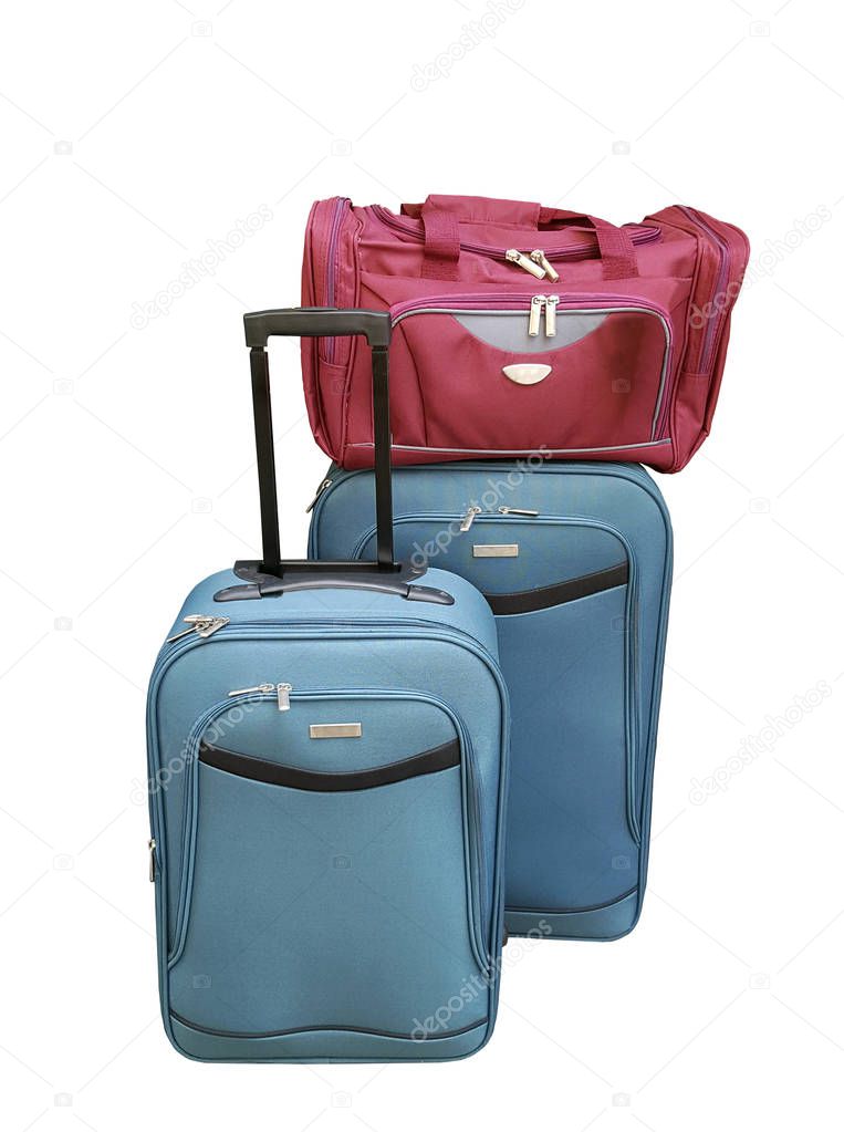 Suitcases and travel bag