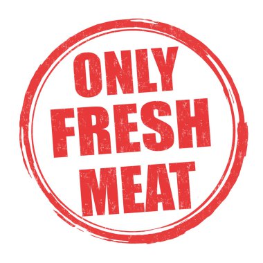 Sadece taze et işareti veya damga