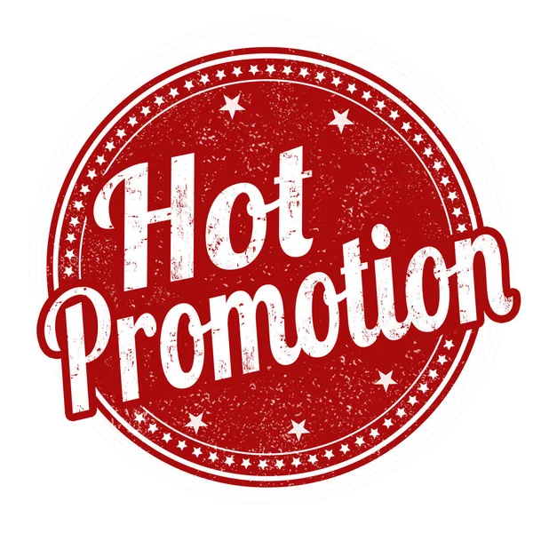 Hot promotion sign or stamp — Stock Vector
