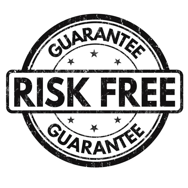 Risk free sign or stamp — Stock Vector
